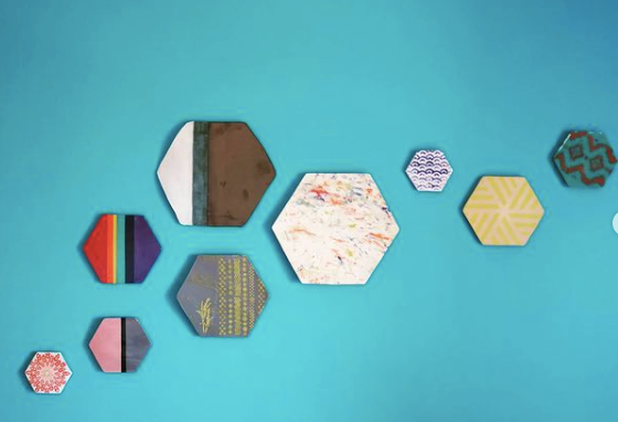 Hexagon Wall Tiles (Set of 9) - That Ikigai Project